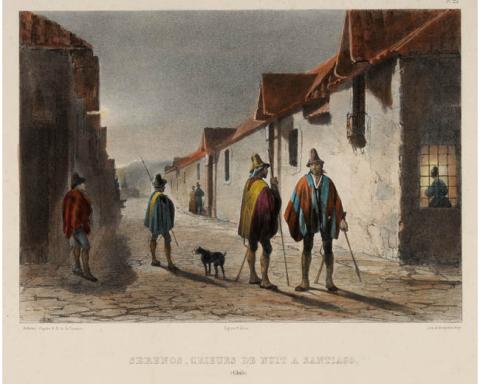 Primera imagen del registro Serenos, Crieurs de Nuit a Santiago (Chili)