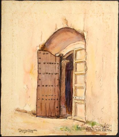 Primera imagen del registro Puerta lateral iglesia Santa Inés