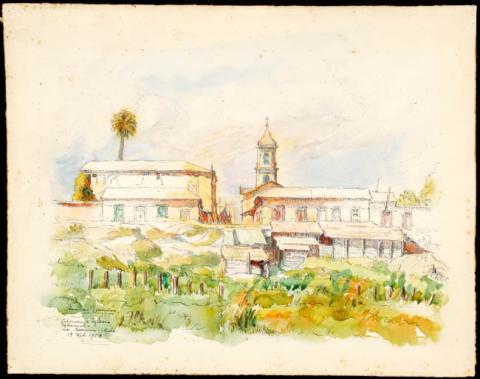 Primera imagen del registro Palmera e Iglesia colonial