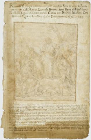 Primera imagen del registro Leyenda del pintor Annania (anverso) / Gloria de los santos artistas (reverso)