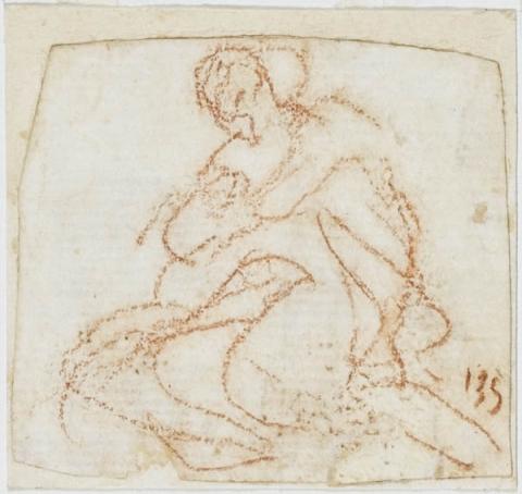 Primera imagen del registro Figura arrodillada en éxtasis (San Francesco Saverio muriendo)