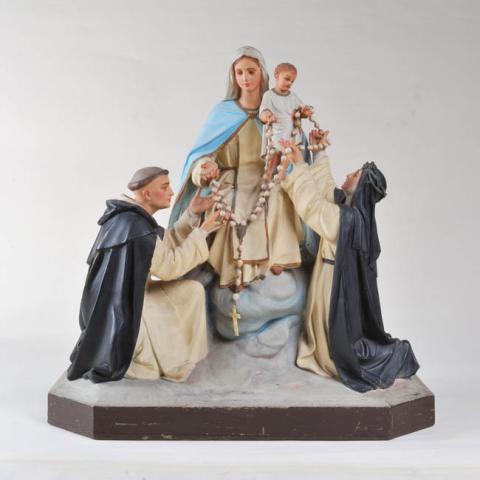 Primera imagen del registro Virgen con santo Domingo y santa Catalina de Siena.