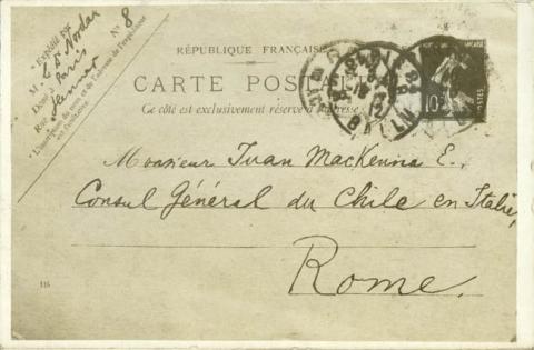 Primera imagen del registro REPUBLIQUE FRANCISE CARTE POSTALE Ce côté est exclusivement reserve a