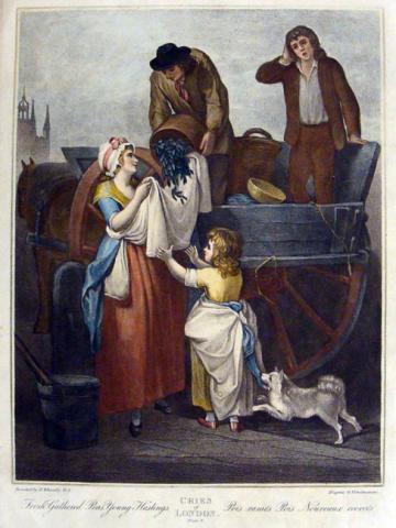 Primera imagen del registro The Cries of London. Fresh Gathered Peas Young Hastings
