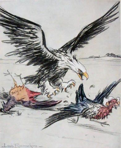 Primera imagen del registro L`aigle et les poules
