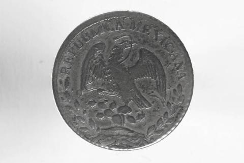 Primera imagen del registro 8 reales de la República de México