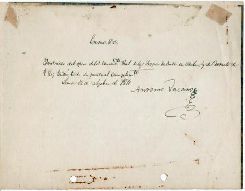 Primera imagen del registro Carta de Antonio Dacano