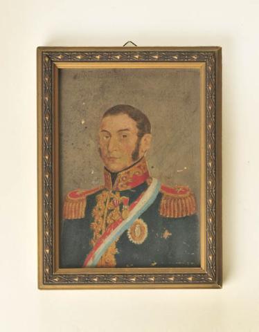 Primera imagen del registro José de San Martín