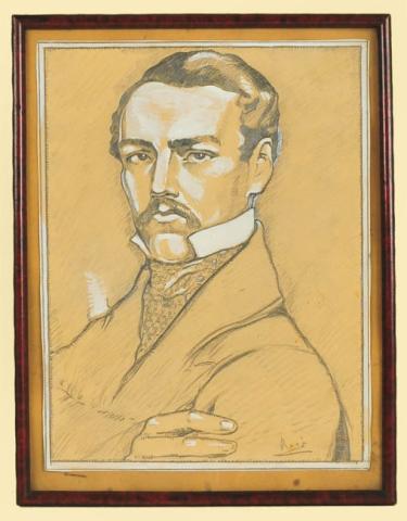 Primera imagen del registro Retrato de Benjamín Vicuña Mackenna.