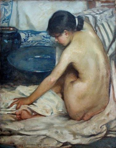 Primera imagen del registro Niña bañándose
