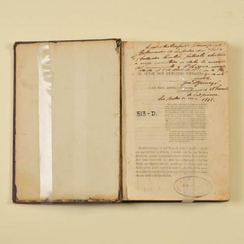 Primera imagen del registro El ostracismo del general Bernardo O'Higgins