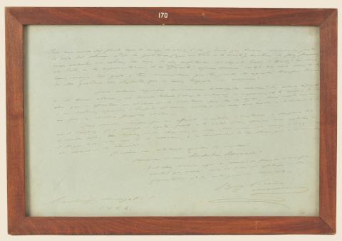 Primera imagen del registro Carta de Benjamín Vicuña Mackenna a sus padres