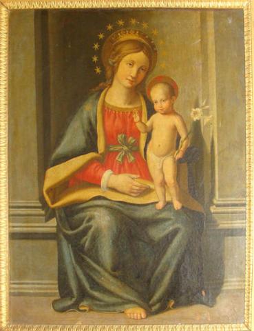 Primera imagen del registro Virgen con el niño