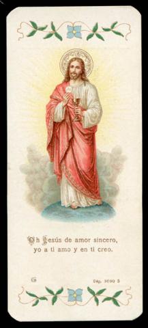 Primera imagen del registro Oh, Jesús de amor sincero
