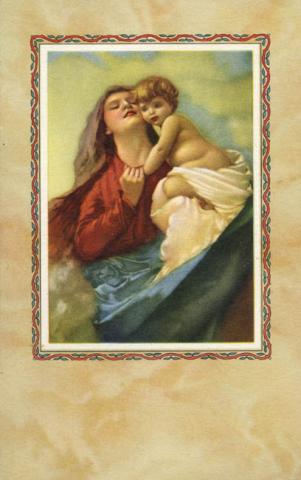 Primera imagen del registro Virgen con el Niño