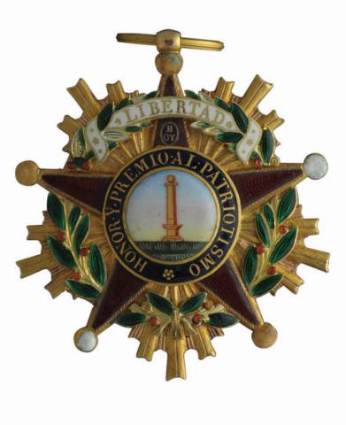 Primera imagen del registro Condecoración Legión al Mérito