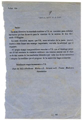 Primera imagen del registro Documento