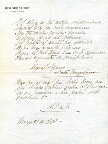 Primera imagen del registro Estrofa a Napoleón I