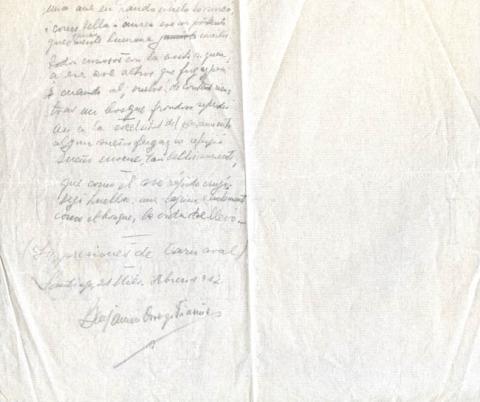 Primera imagen del registro Poema "del Vuelo"