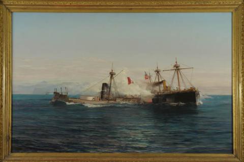Primera imagen del registro Combate Naval de Angamos