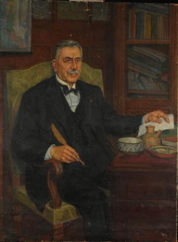 Primera imagen del registro Retrato De Don Aureliano Oyarzún Navarro