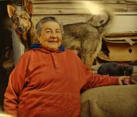 Primera imagen del registro Retrato de señora y perro