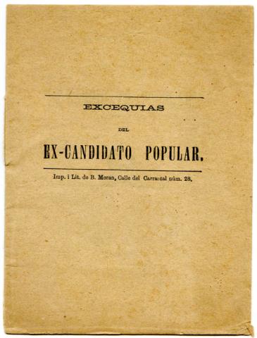 Primera imagen del registro Exequias del ex-candidato popular
