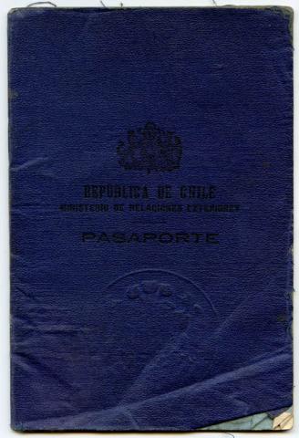 Primera imagen del registro Pasaporte de Eugenio Orrego Vicuña