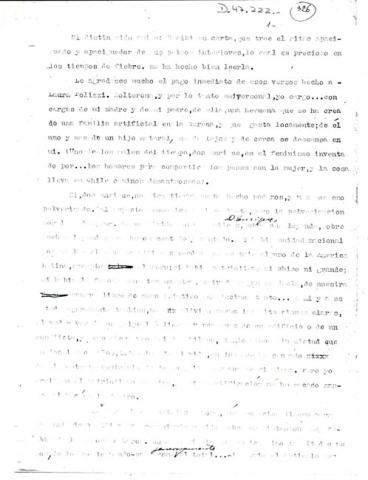 Primera imagen del registro Carta de Gabriela Mistral