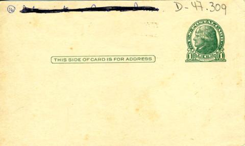Primera imagen del registro Postal de Gabriela Mistral a su hermana