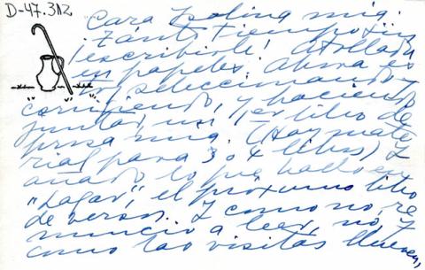 Primera imagen del registro Carta de Gabriela Mistral a Isolina