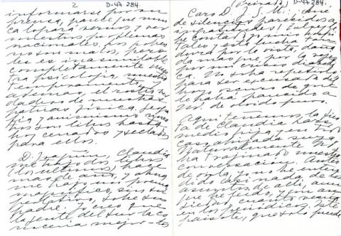 Primera imagen del registro Carta de Gabriela Mistral