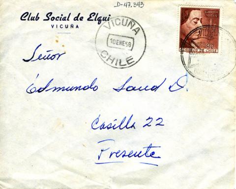 Primera imagen del registro Carta a Edmundo Sand
