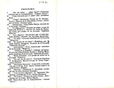 Primera imagen del registro Velada literaria