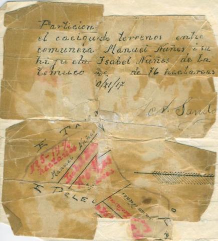 Primera imagen del registro Carta de Cacique