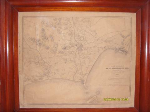 Primera imagen del registro Plano Topográfico de los alrededores de Lima