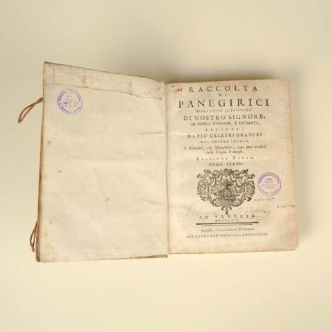 Primera imagen del registro Raccolta de Panegrici