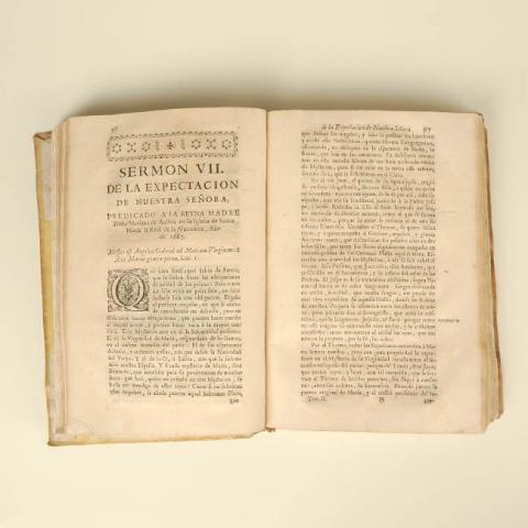 Primera imagen del registro Sermones Panegyricos y Morales