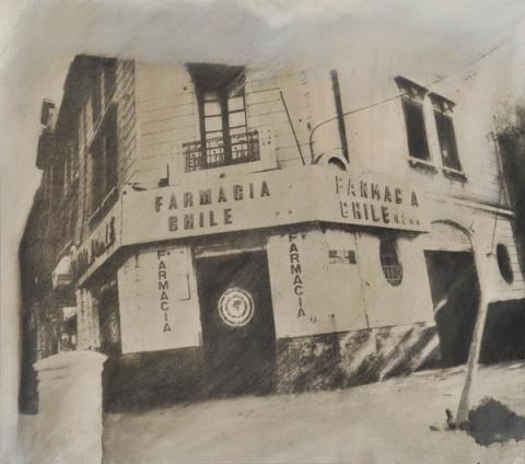 Primera imagen del registro Farmacia Chile, de la Serie Pictográfica de Chile