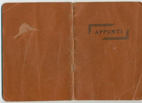Primera imagen del registro Libreta de apuntes perteneciente a Elena Poirier