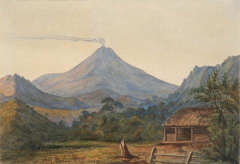 Primera imagen del registro Volcán de Antuco