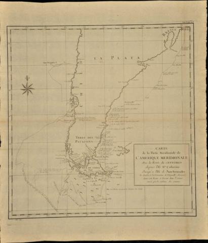 Primera imagen del registro Carte de la Partie Meridional de L'Amerique Meridionale