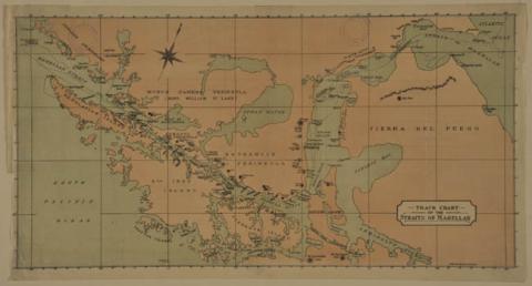 Primera imagen del registro Track Chart of the Straits of Magellan