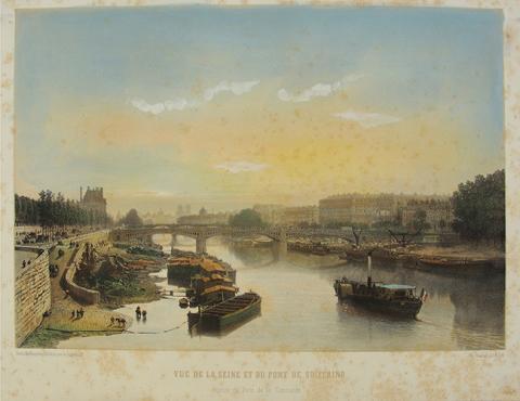 Primera imagen del registro Vue de la Seine et du Pont de Solferino. prise du Pont de la Concorde