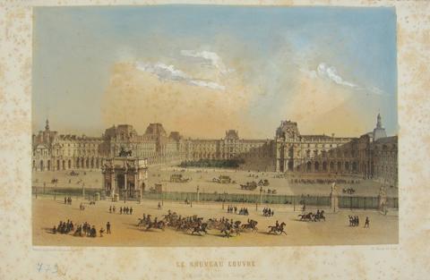 Primera imagen del registro Le Nouveau Louvre. Vue prise du Palais des Tuileries