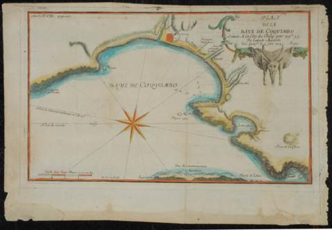 Primera imagen del registro Plano de la bahia de Coquimbo