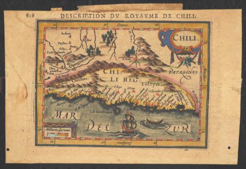 Primera imagen del registro Descripción del Reino de Chile