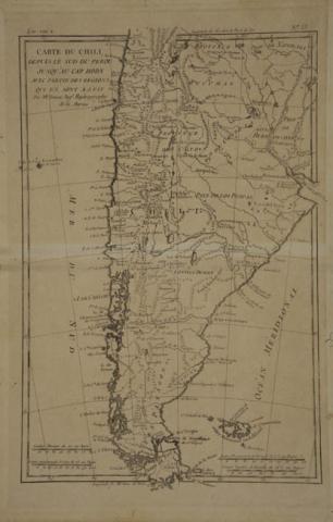 Primera imagen del registro Carte du Chili depuis le sud du Peron jusqu’au cap Horn