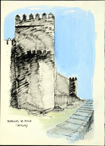 Primera imagen del registro Murallas de Avila (detalle)