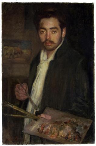 Primera imagen del registro Pintor Bohemio (Retrato de Guillermo Vergara)